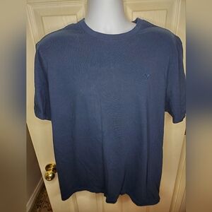 American Eagle 100% Cotton Navy Blue T-shirt Size XL